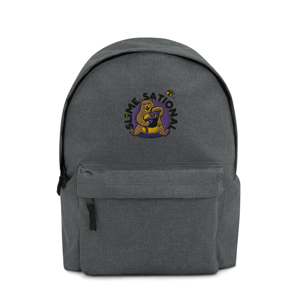 Slime Sational Embroidered Backpack (Purple Logo)