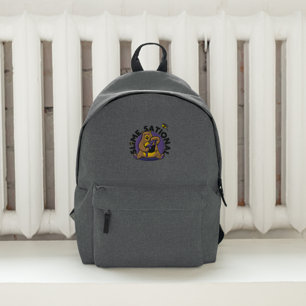 Slime Sational Embroidered Backpack (Purple Logo)