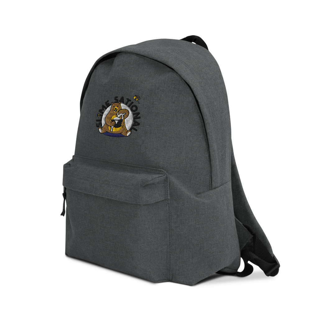 Slime Sational Embroidered Backpack (Grey Logo)