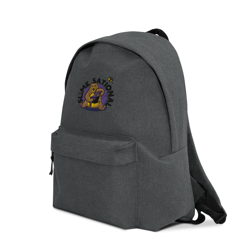 Slime Sational Embroidered Backpack (Purple Logo)