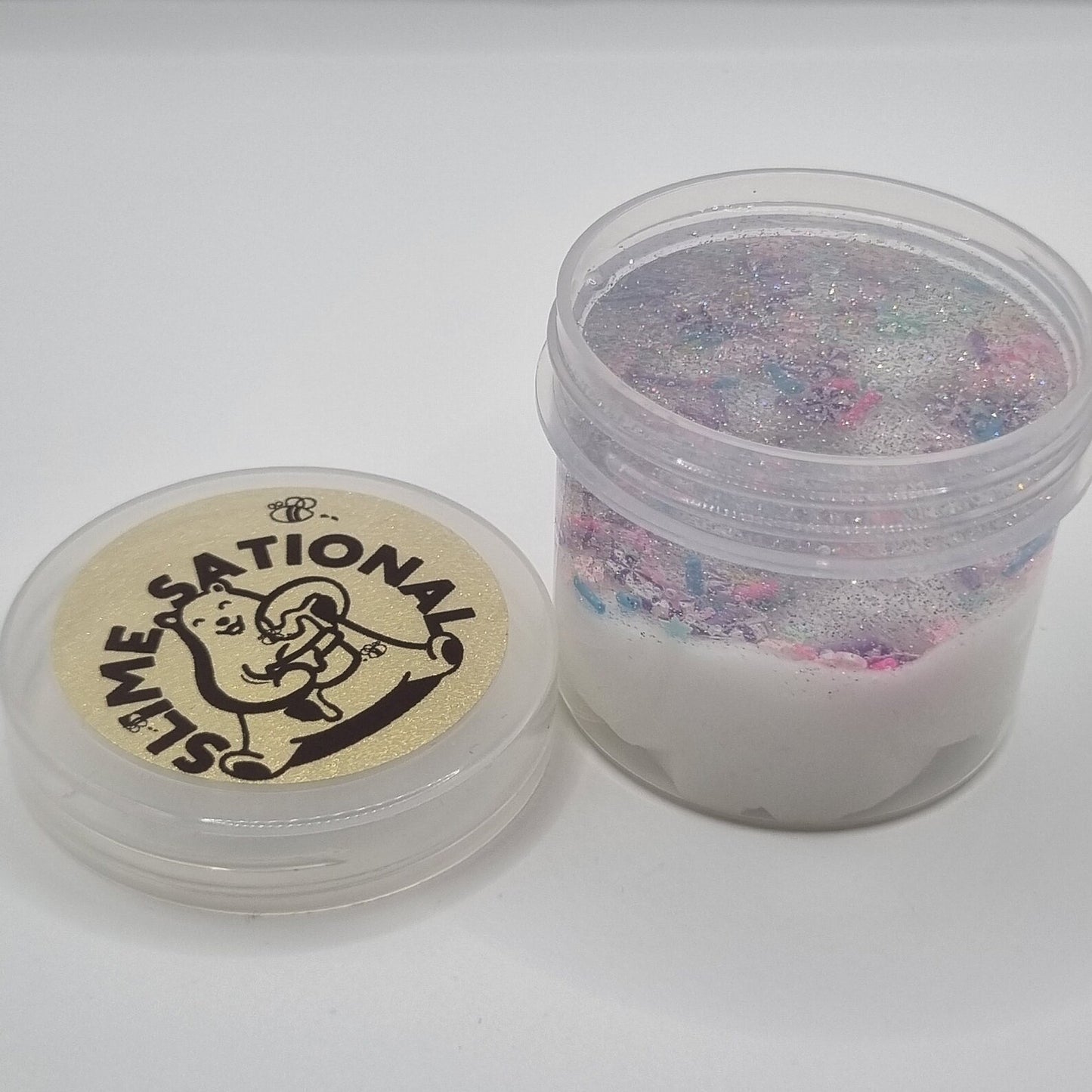 Christmas Sparkle Cloud Creme & Clear Slime