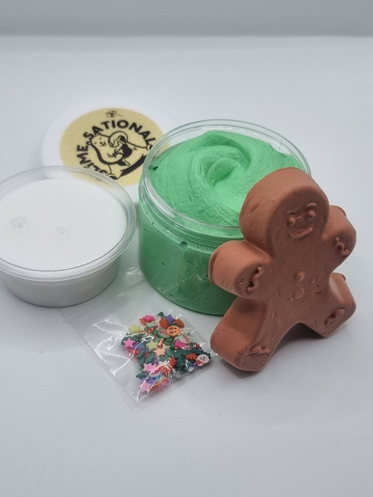 Gingerbread Luxe DIY Clay Slime