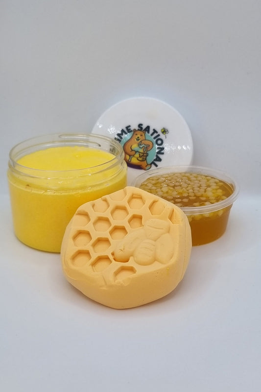 Bumble Bee Honey Comb Slime