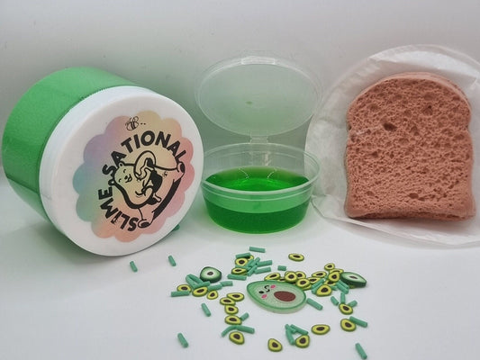 Advocado Toast DIY Clay Slime Slime