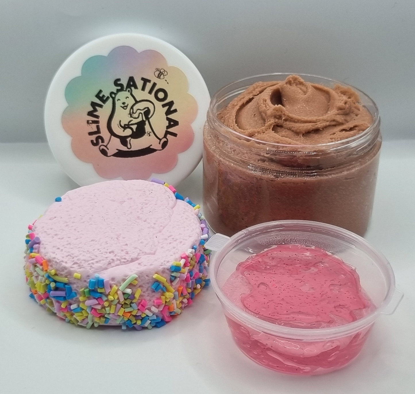 Sprinkle Cake Cloud Cream Chocolate Scented Slime