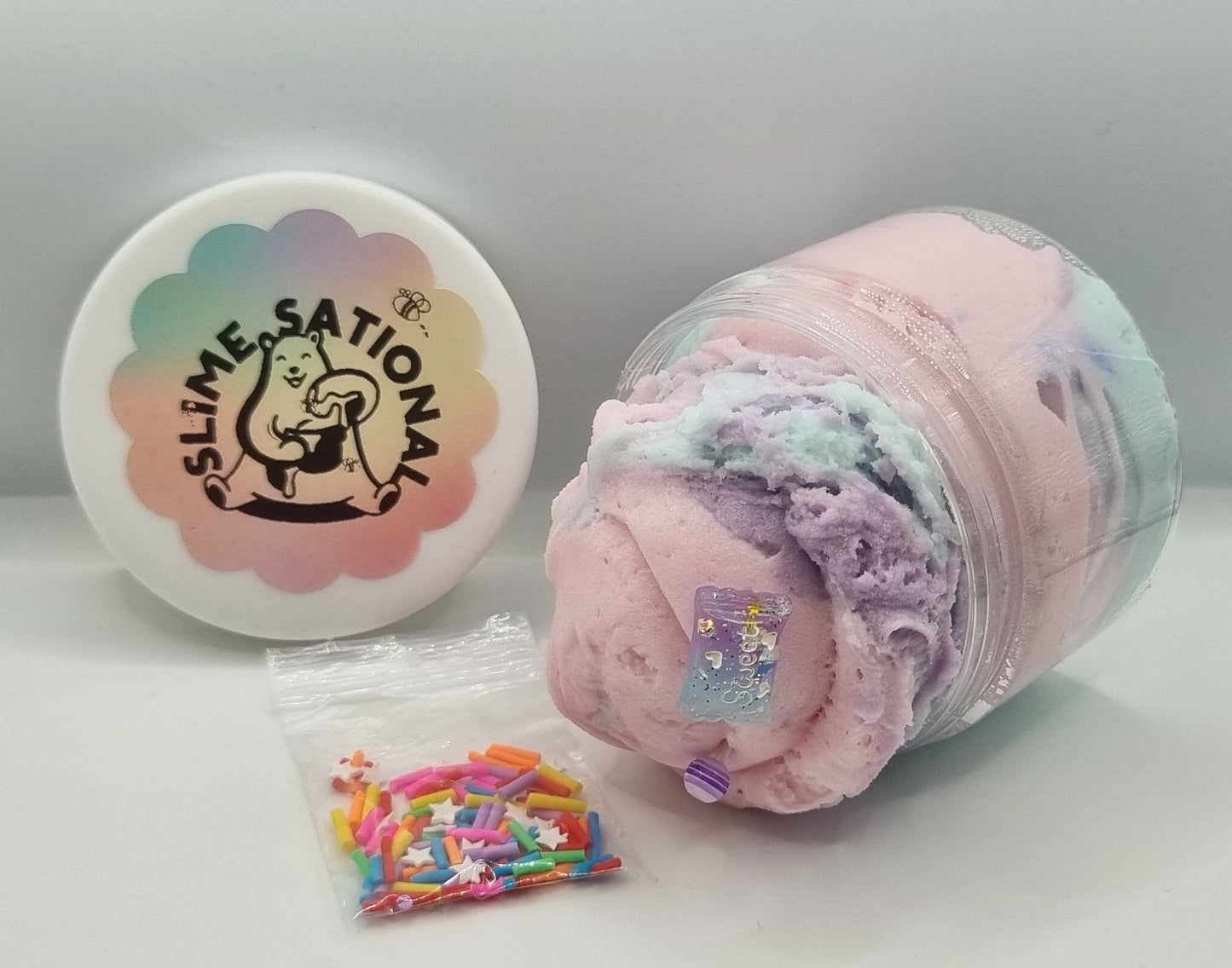 Sprinkle Cake Cloud Cream Chocolate Scented Slime