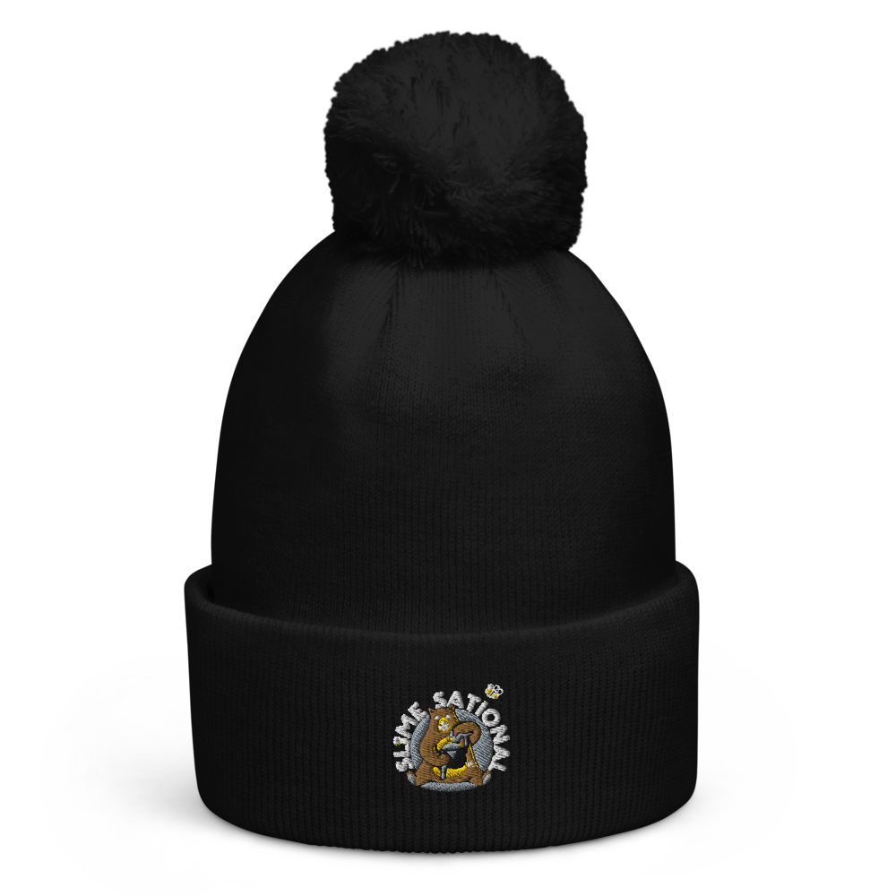 SlimeSational Pom pom beanie