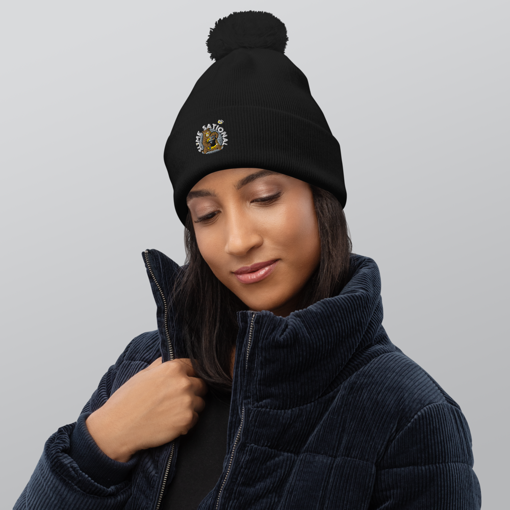 SlimeSational Pom pom beanie