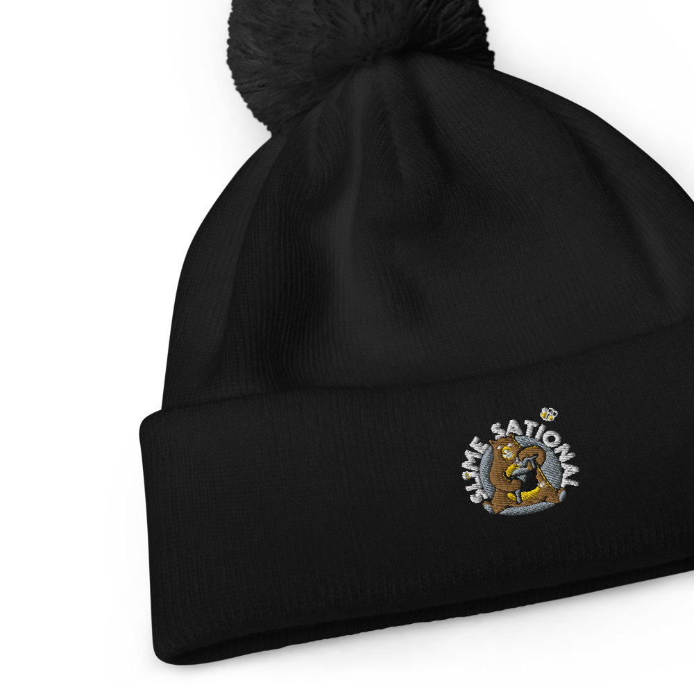 SlimeSational Pom pom beanie