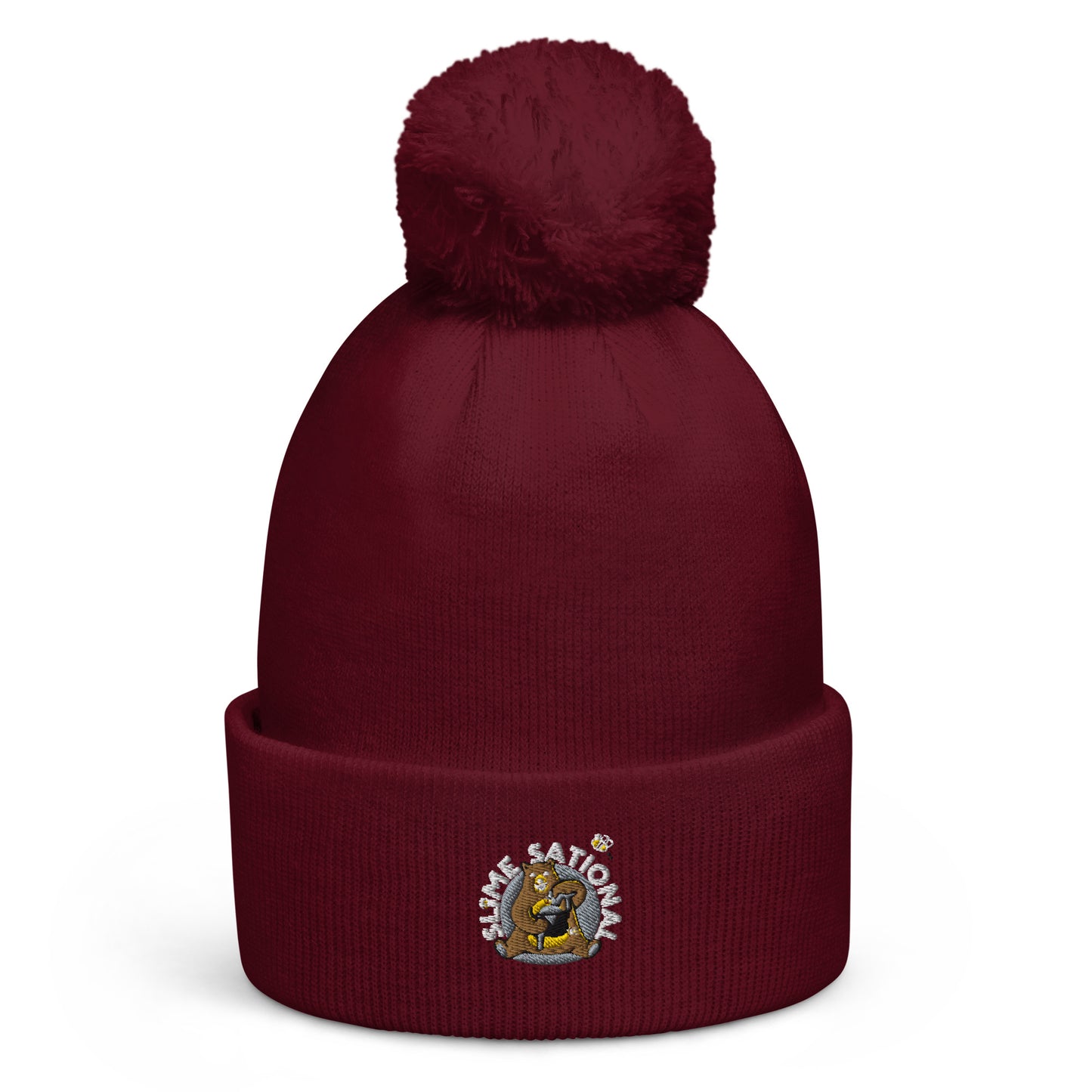 SlimeSational Pom pom beanie