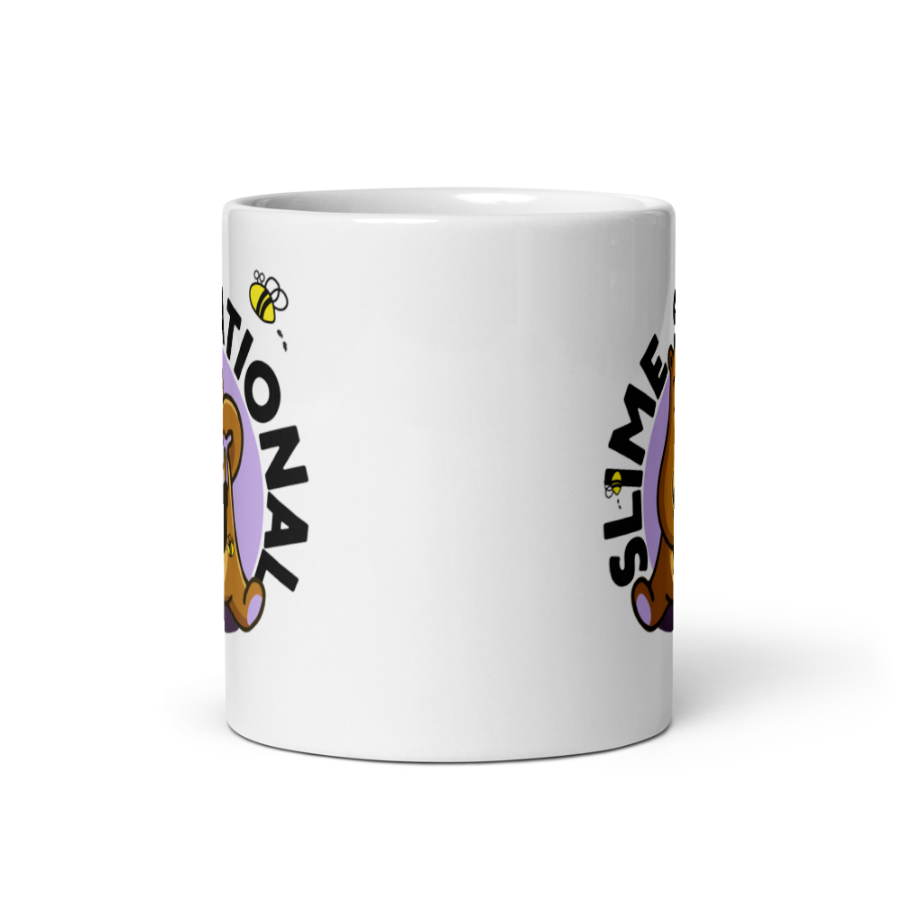 Slime Sational White glossy mug