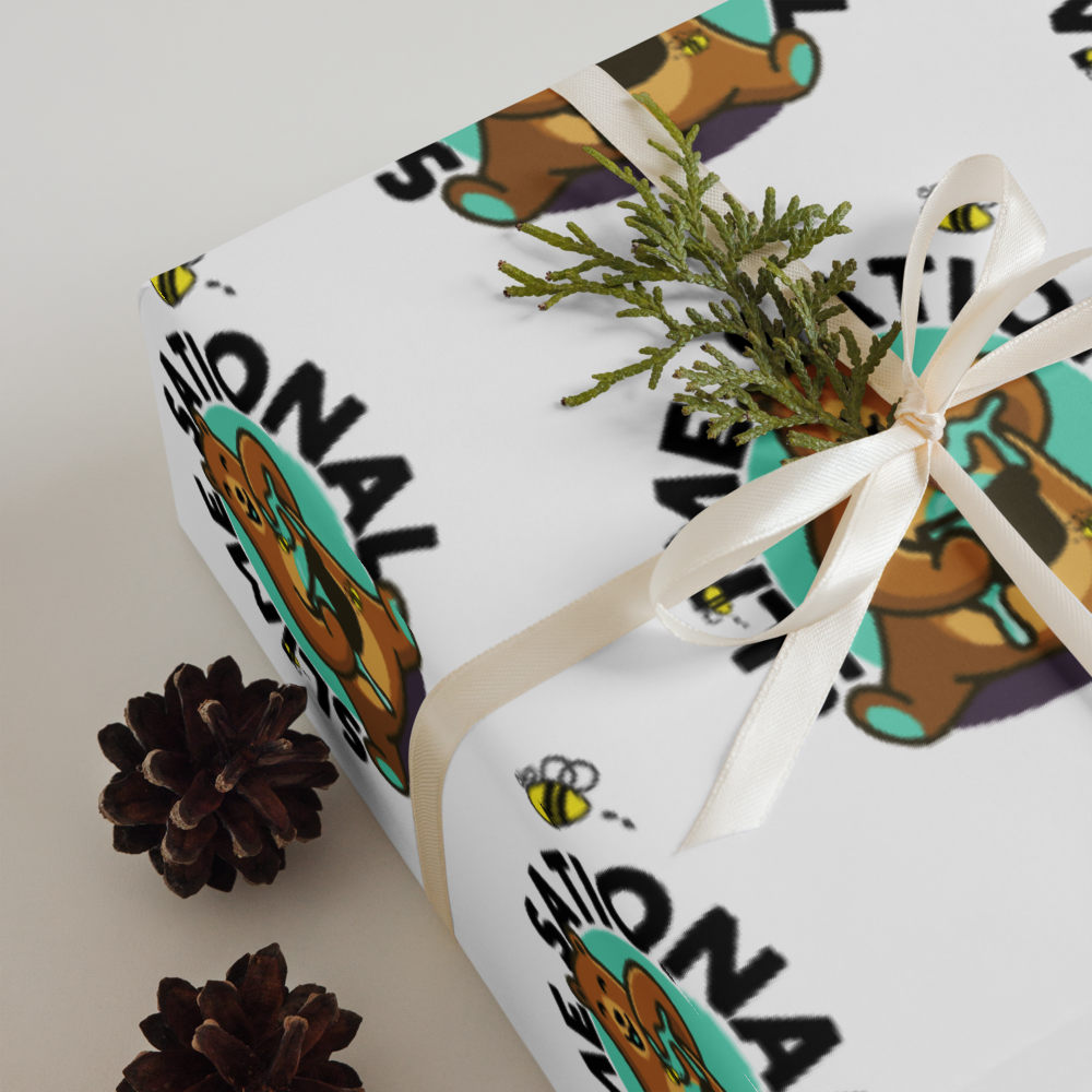 Slime Sational Wrapping paper sheets