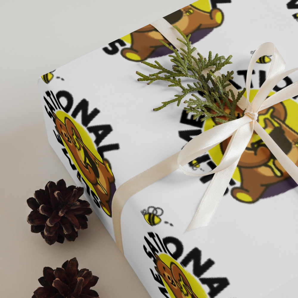 Slime Sational Wrapping paper sheets