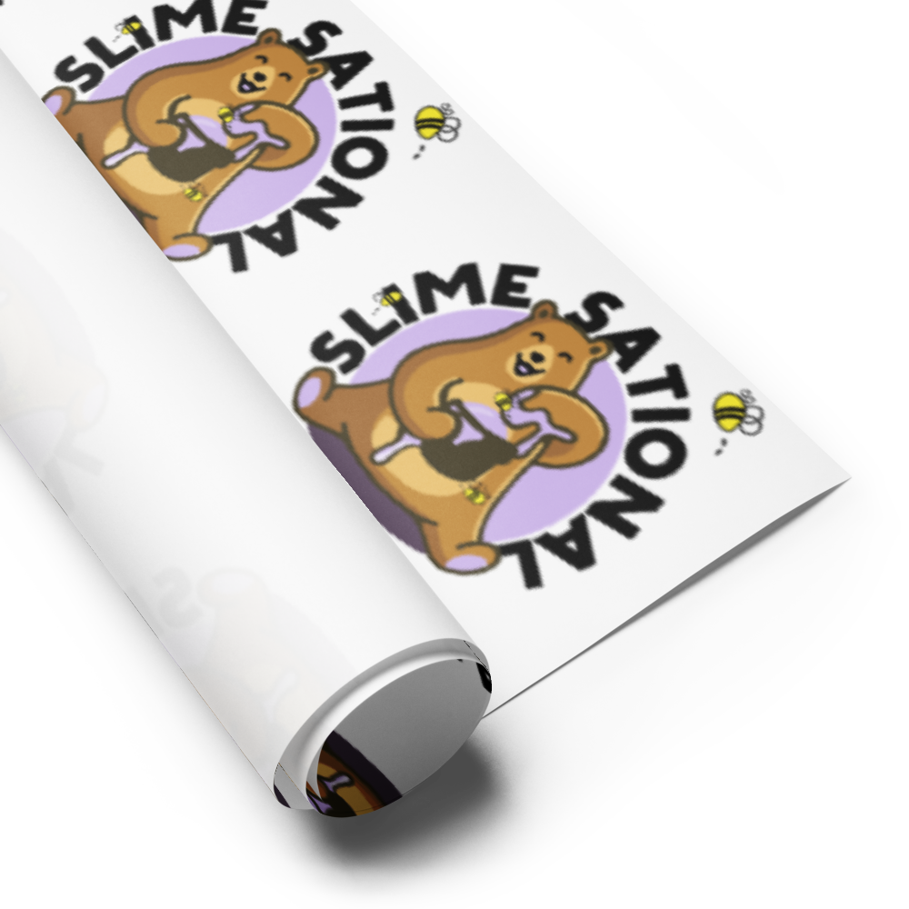 Slime Sational Wrapping paper sheets